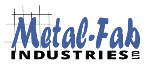 metalfab industries logo in blue
